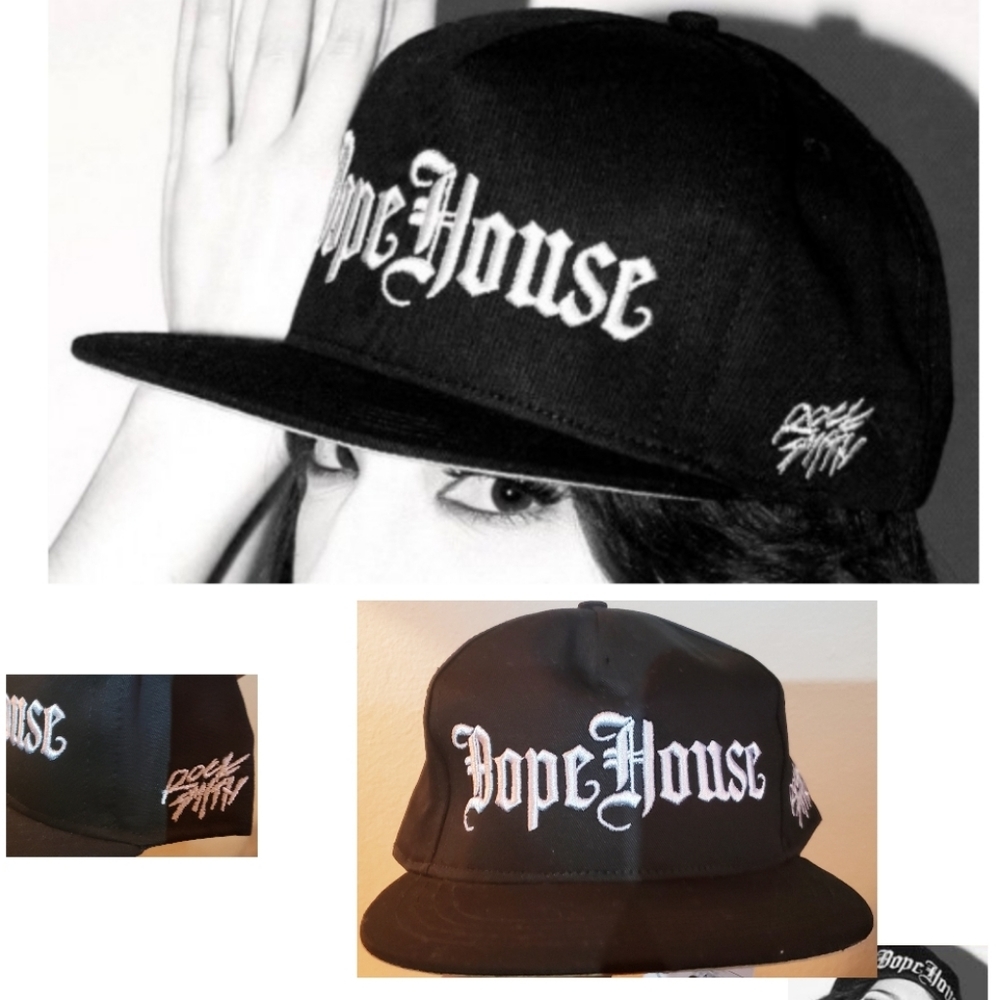 ROCKSMITH Dope House Label snapback hat